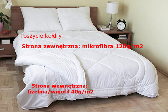 Kołdra 4 Pory Roku BF 200x220 biały